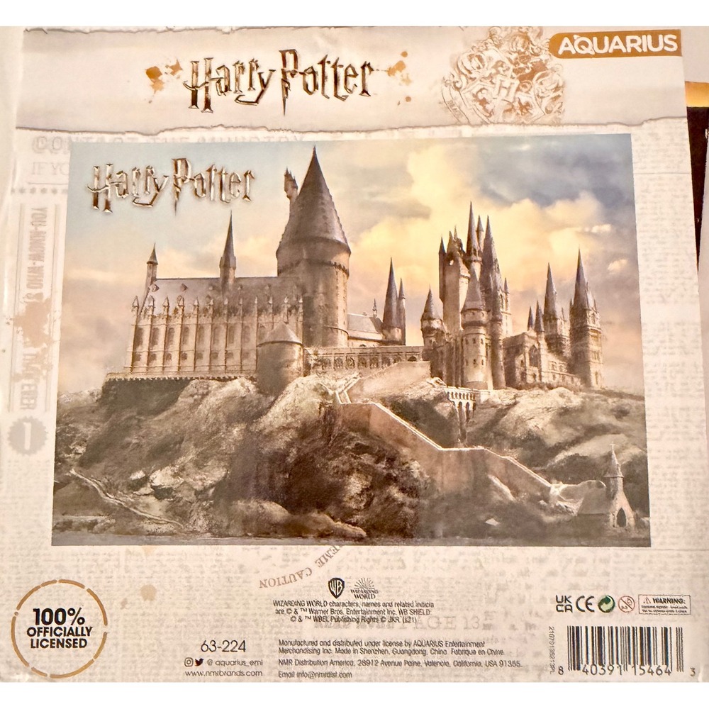 New Aquarius Harry Potter Hogwarts Castle 3000 Piece Jigsaw Puzzle 3404-18 - Picture 2 of 4